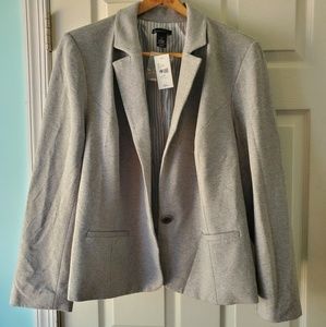 Lane Bryant Gray Stretch blazer- NWT